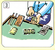 Gradually pull out hairs, align the hair roots together, and make all hair face the same direction.