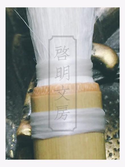 Here's what the brush looks like when wrapped.