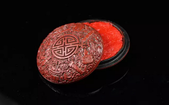 Ancient Chinese Scholar Desk Items-Seal Ink Container