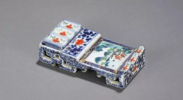 Ancient Chinese Scholar Desk Items-Brush Bed