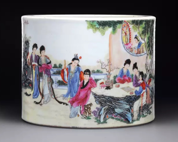 Ancient Chinese Scholar Desk Items-Brush Holder