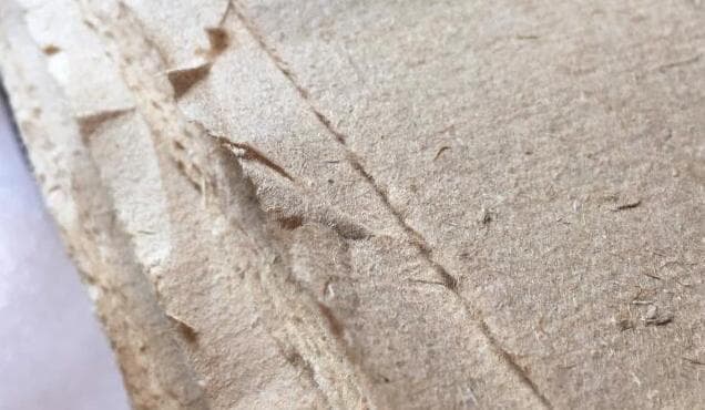 The Maobian paper I use has rough surfaces on both sides with uneven edges. 