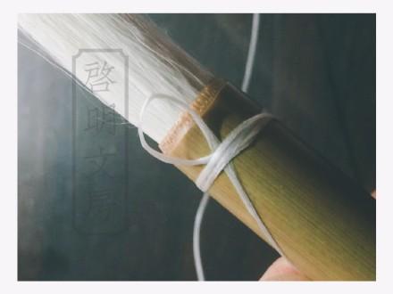 Keep the wrapping neat and tight as you go.