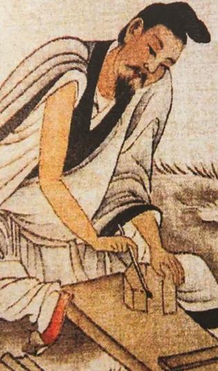 Gu Kaizhi's brush-holding method