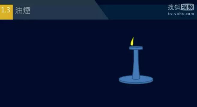 burn oil to collect soot