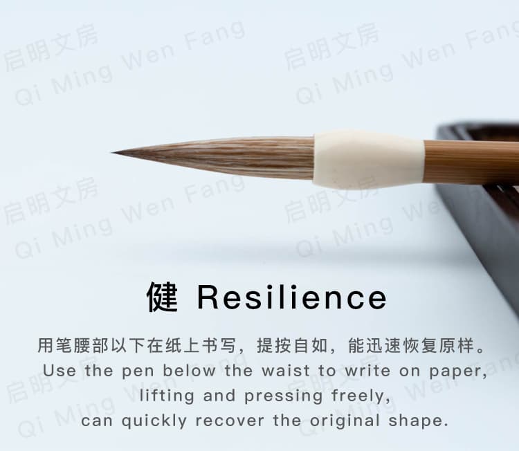 Use the pen below the waist to write on paper,lifting and pressing freely,
can quickly recover the original shape.